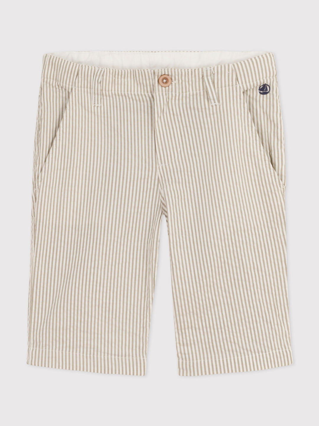 BERMUDA IN SEERSUCKER BAMBINO A06Q2 01 PETIT BATEAU 