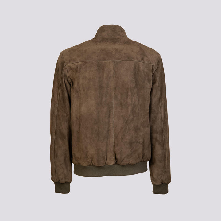 GIUBBOTTO IMBOTTITO IN CAMOSCIO "ELVIS" ELVIS 18 JACK LEATHER 