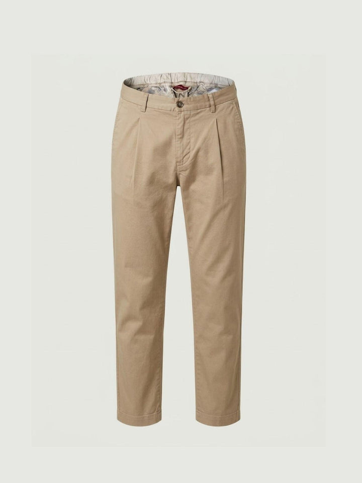 Pantalone chino in cotone beige BU26S33PAPA1461TWILL 114 ANDREA MORANDO 