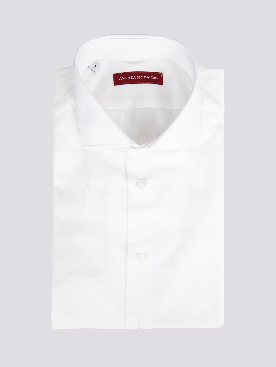 CAMICIA IN COTONE LAVORATO COLOR BIANCO 3C310 01 ANDREA MORANDO 