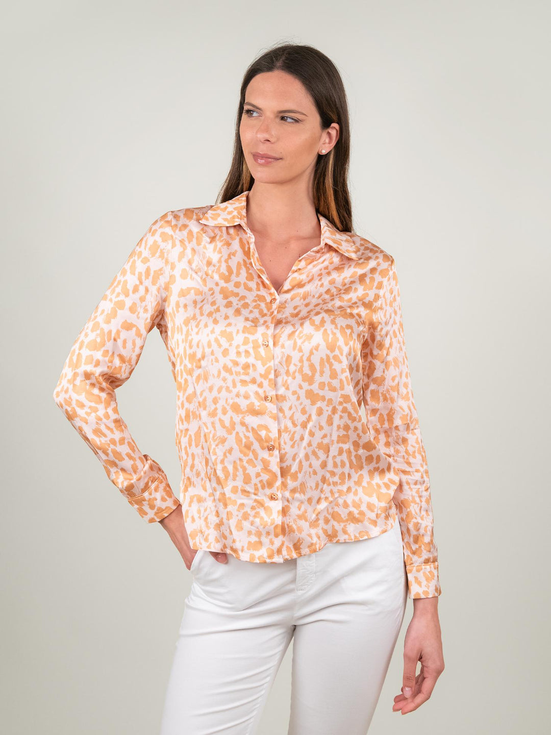 CAMICIA STAMPA ANIMALIER PESCA C244629 V3 ANDREA MORANDO 