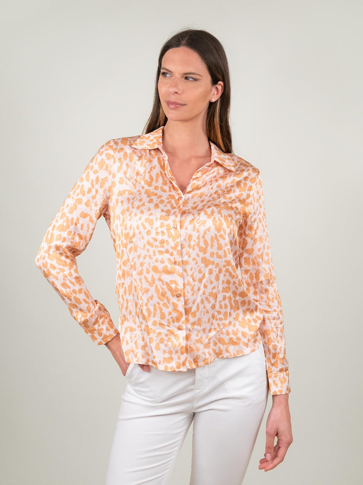 CAMICIA STAMPA ANIMALIER PESCA C244629 V3 ANDREA MORANDO 