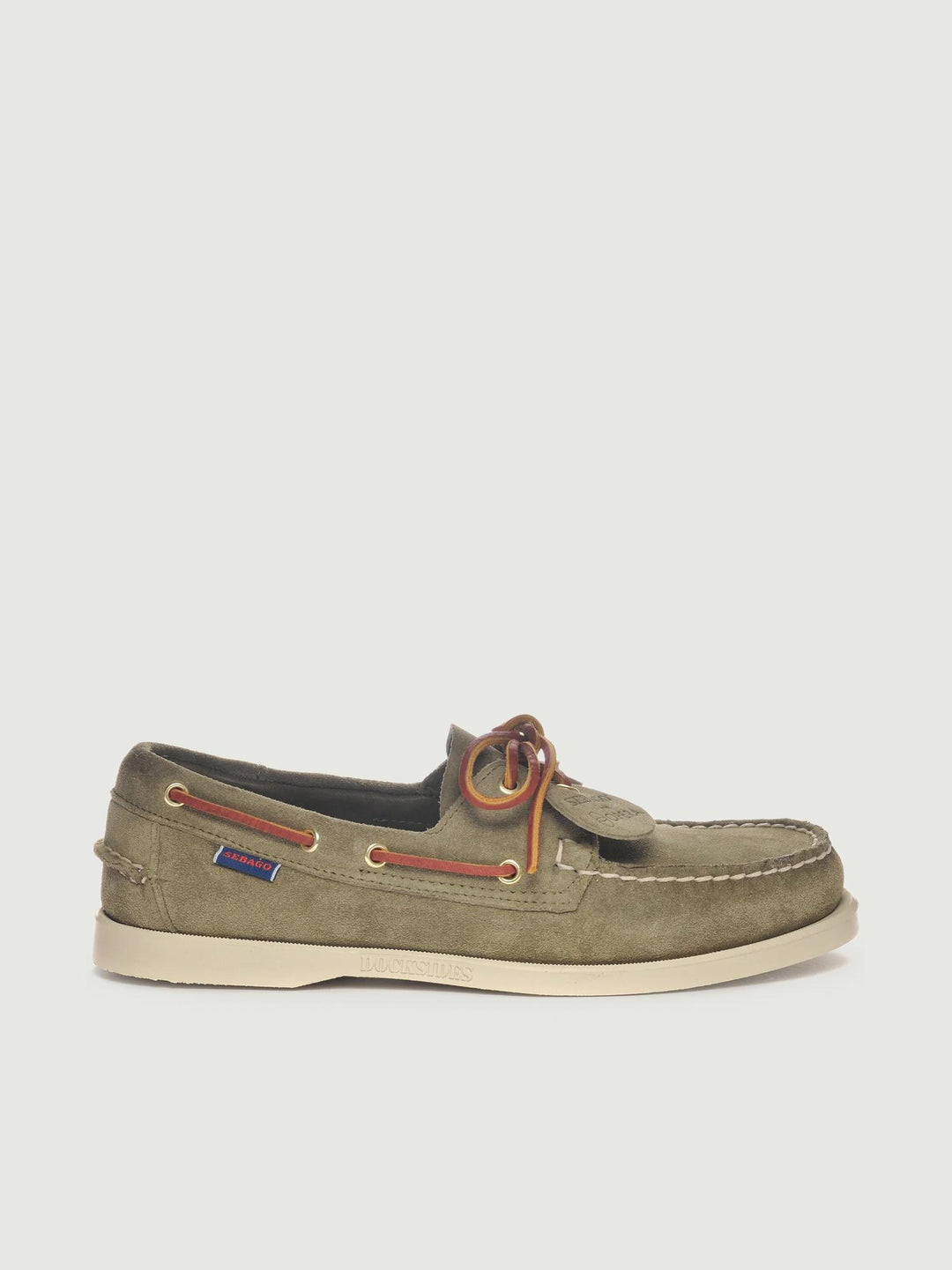 Mocassino Docksides Portland Artisan in pelle scamosciata verde 78123GW AFP SEBAGO 