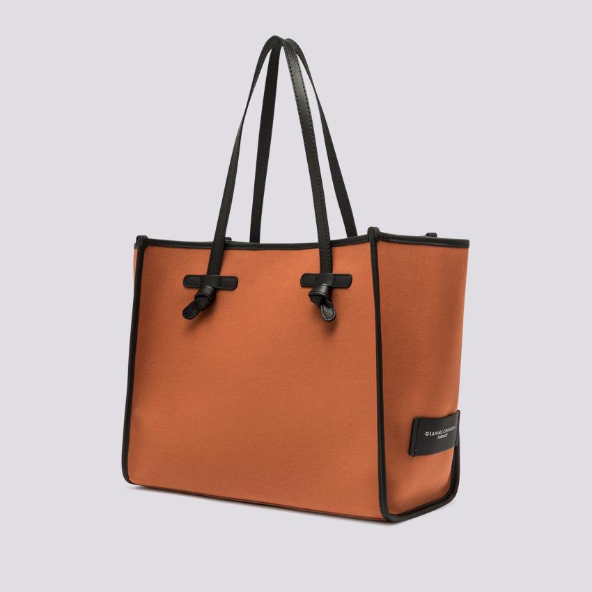 Borsa Shopping Marcella in canvas ginger BS 6850/23AI CNV-SE 13280 GIANNI CHIARINI 