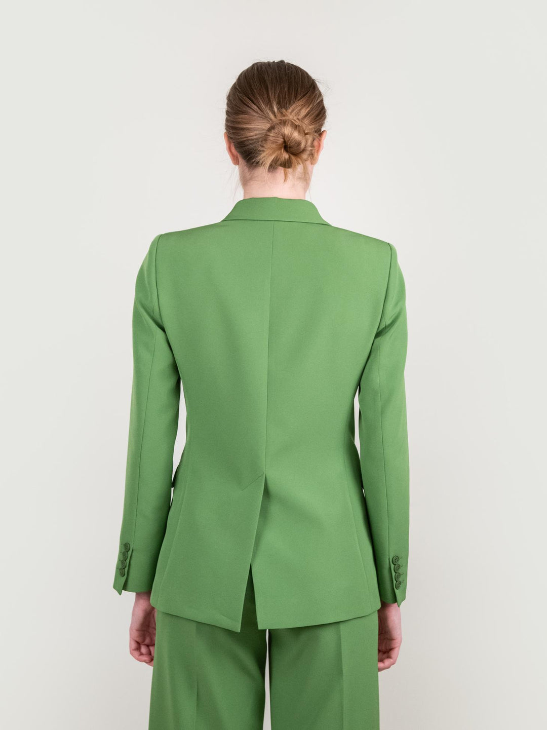BLAZER DOPPIOPETTO IN TESSUTO VERDE 113877 VERDE ANDREA MORANDO 