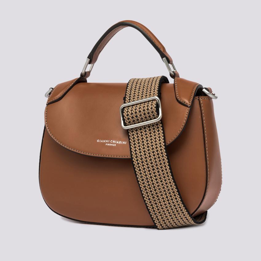 BORSA Grace in PELLE spazzolata nut BS 10410 CALF-NA 2908 GIANNI CHIARINI 