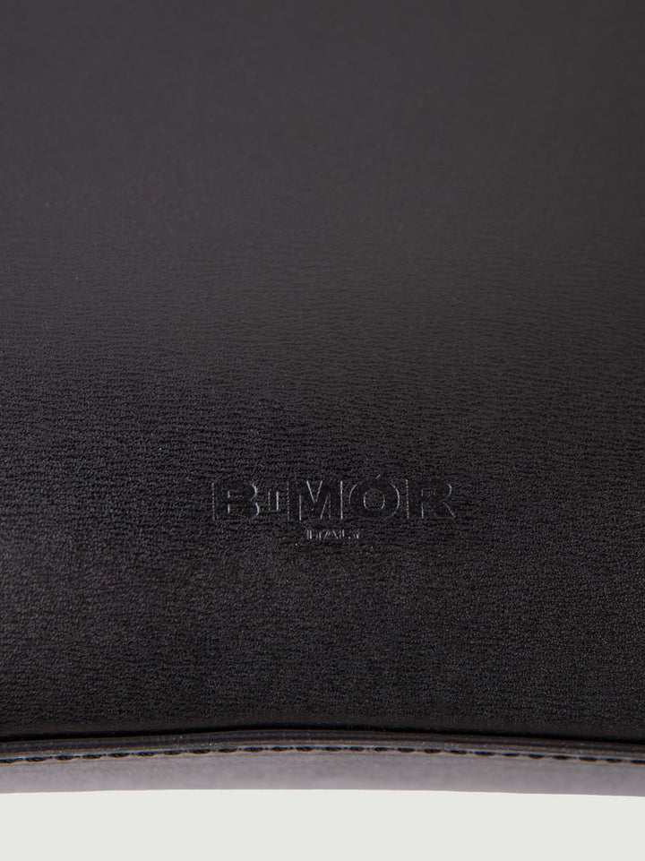 BORSA A SPALLA SEVENTY IN PELLE NERA SEVENTY NERO BIMOR 