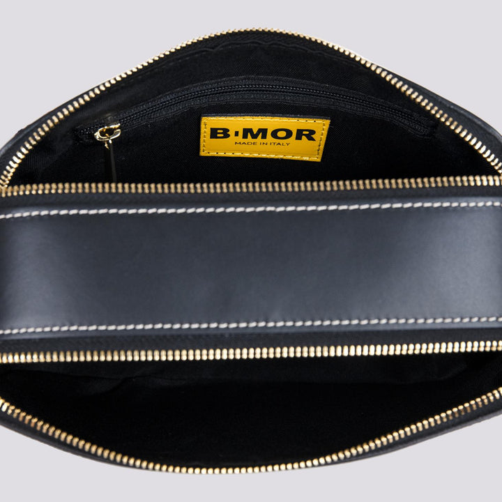 BORSA A TRACOLLA MAXI YOURS IN PELLE NERA MAXI YOURS NERO BIMOR 