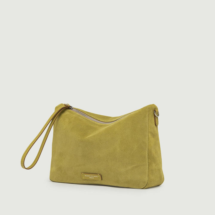 Borsa a mano Nora in camoscio sunny light BS 10225/24PE CM-PL 13313 GIANNI CHIARINI 