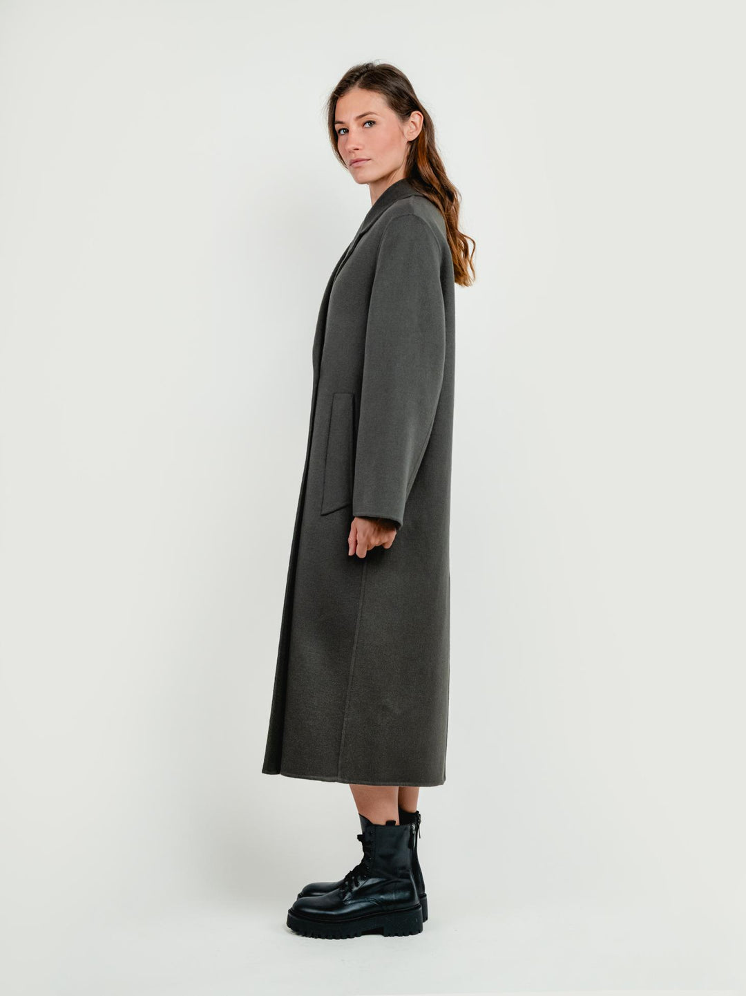 CAPPOTTO in lana DOPPIOPETTO DIANE VERDE DIANE GREEN ANDREA MORANDO 