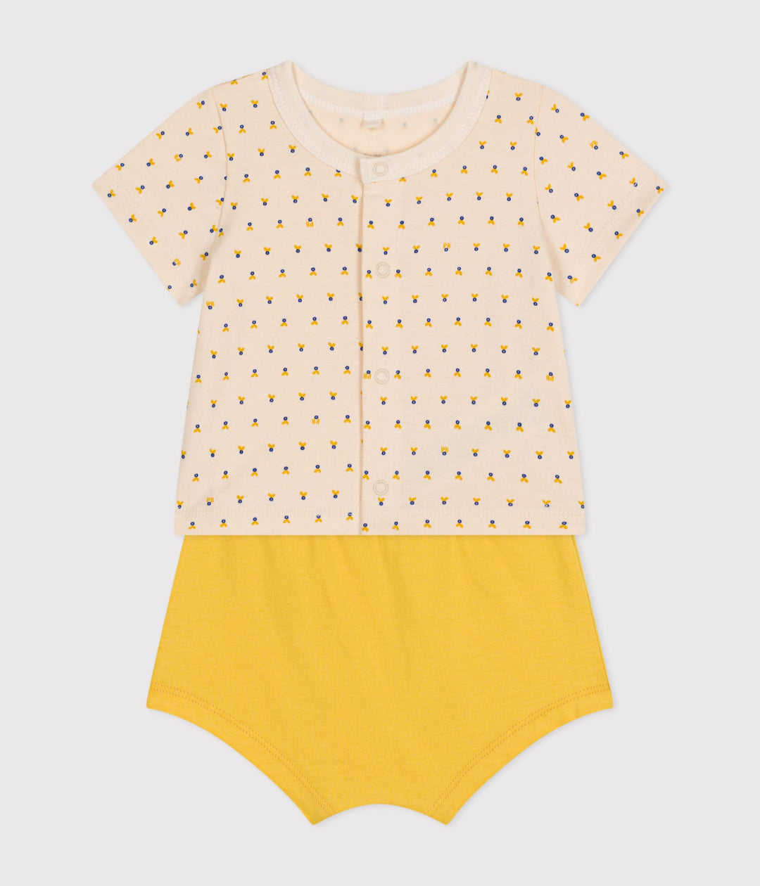 COMPLETO 2 PEZZI IN JERSEY LEGGERO BEBÈ A09JB 03 PETIT BATEAU 