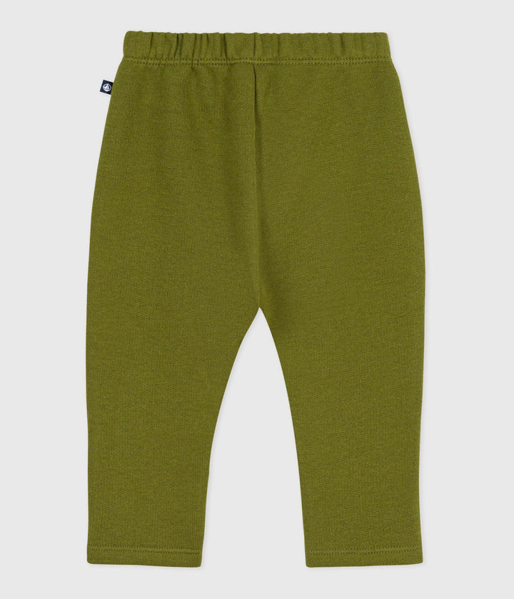 Pantaloni in cotone tinta unita neonato A0EJ0 01 PETIT BATEAU 