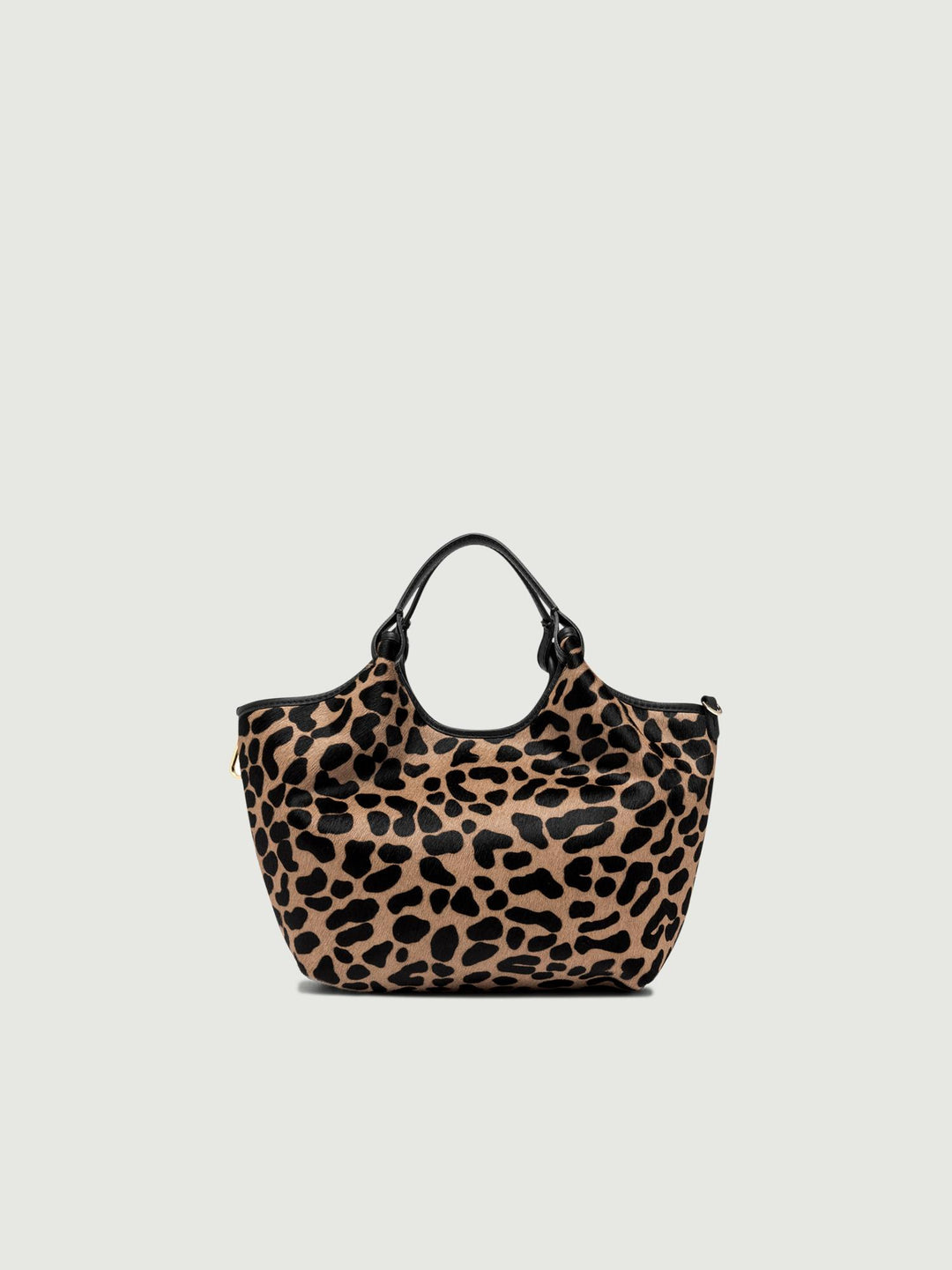 Borsa a spalla Dua color leo macchia nero-nero 11109 HORSY 10730 GIANNI CHIARINI 