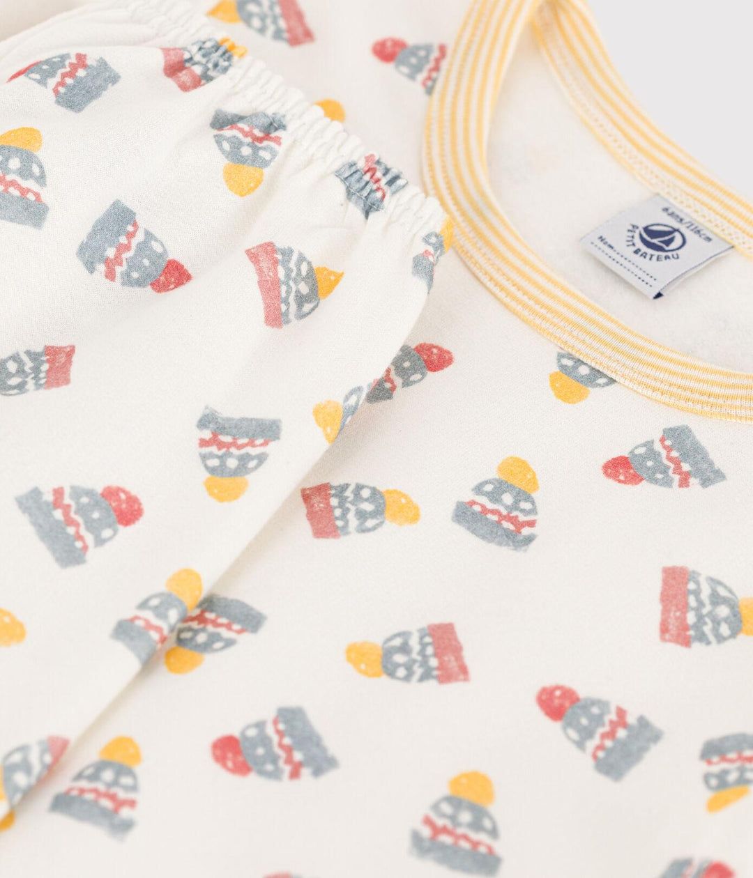 PIGIAMA BERRETTO BAMBINO UNISEX IN TESSUTO FELPATO A0866 01 PETIT BATEAU 