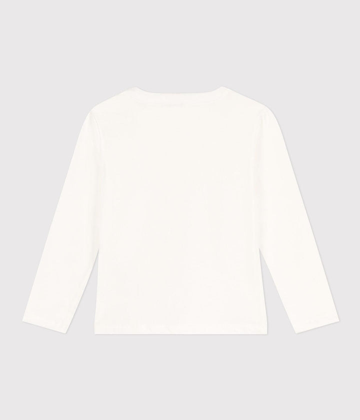 T-SHIRT MANICHE LUNGHE BAMBINO A08I1 01 PETIT BATEAU 