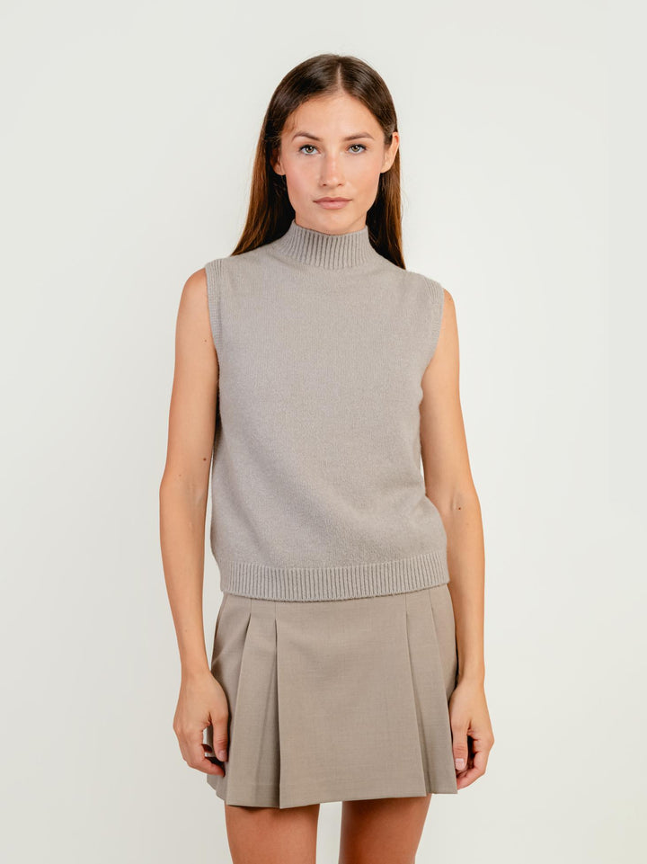 GILET LUPETTO TORTORA 0370236 0447 ANDREA MORANDO 