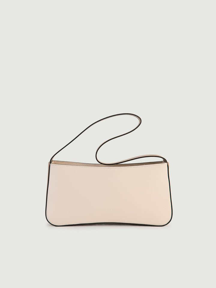BORSA A SPALLA SEVENTY BICOLORE BEIGE E CAPPUCCINO SEVENTY CAPPUCCINO BIMOR 