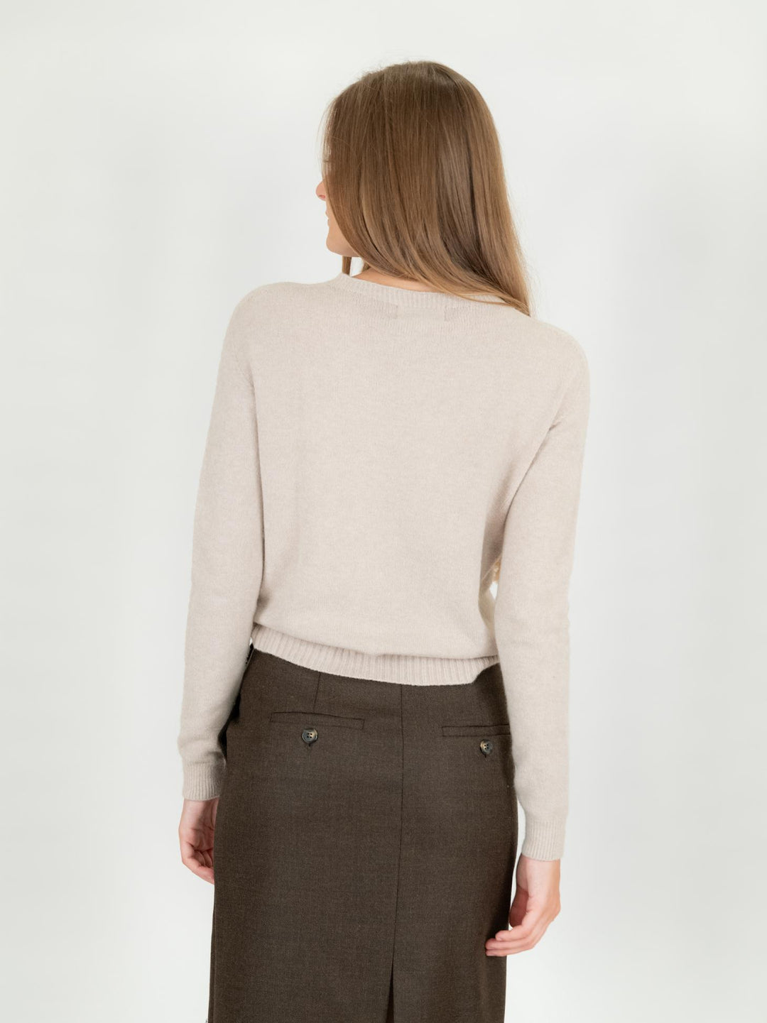 MAGLIA GIROCOLLO BEIGE 0550/06 0082 BIMOR 