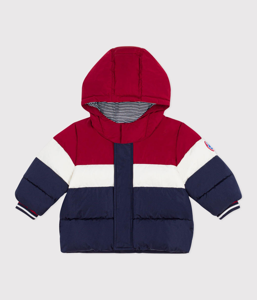 PIUMINO COLOR BLOCK NEONATO A0DUJ 03 PETIT BATEAU 