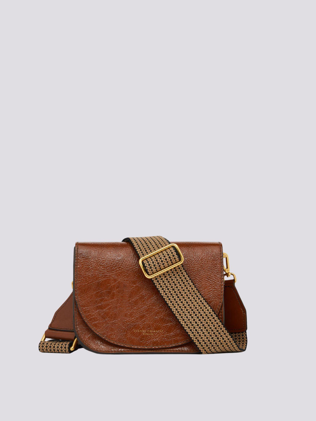 Borsa a tracolla Tara in naplak cognac BS 10115/23AI NPK-NA 099 GIANNI CHIARINI 