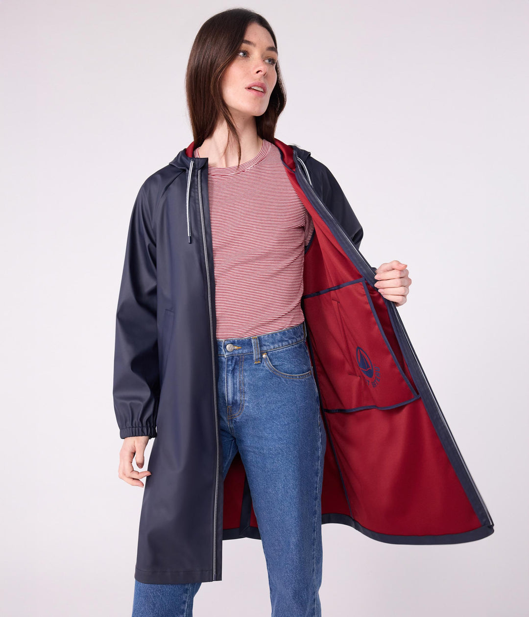 Cerata lunga bicolore donna A0E7L 02 PETIT BATEAU 