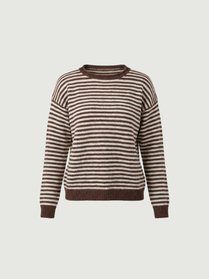 MAGLIA A RIGHE CAFFE' 25866 MORO ANDREA MORANDO 