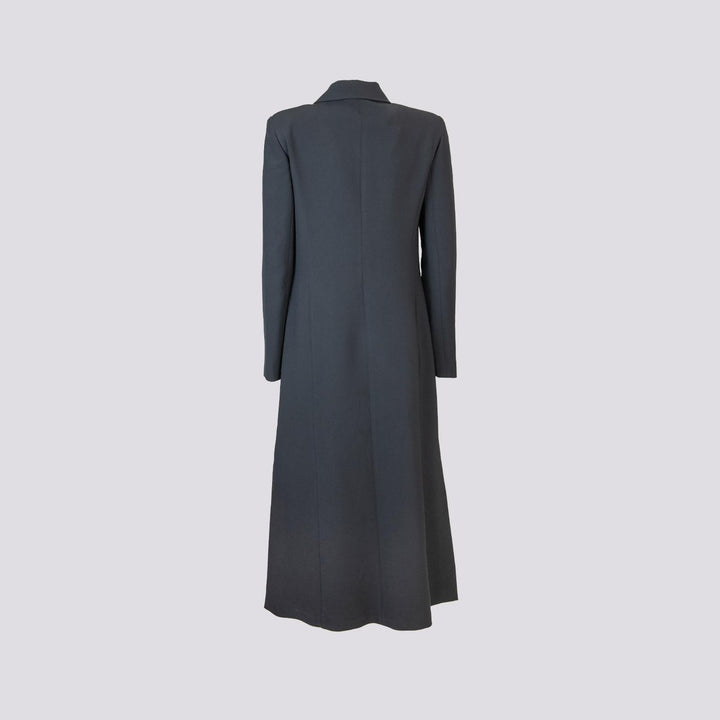 CAPPOTTO DOPPIOPETTO  CON SPACCO LATERALE NERO 2134/2531 019 ANDREA MORANDO 