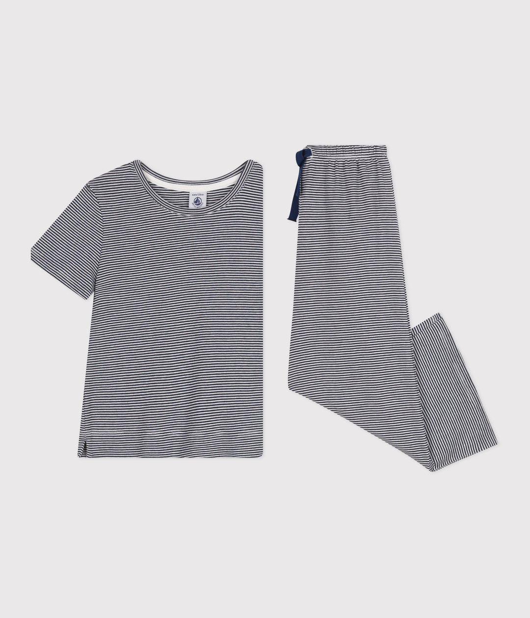 Pigiama millerighe bambina A0CK1 02 PETIT BATEAU 
