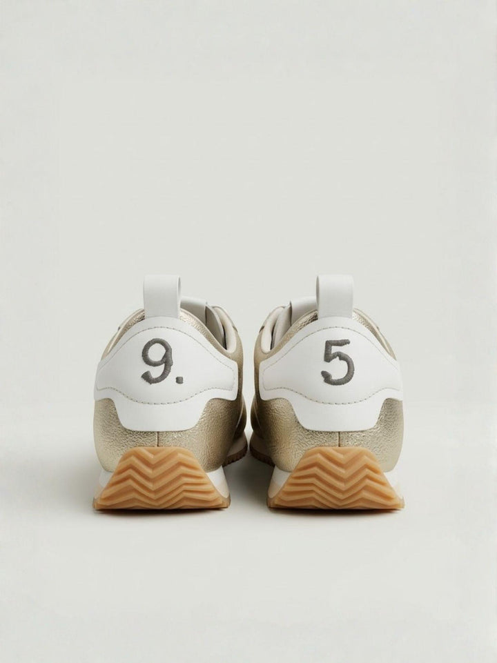 Sneaker Fishkat in pelle metallizzata oro FISHKAT GOLD NINE AN HALF 