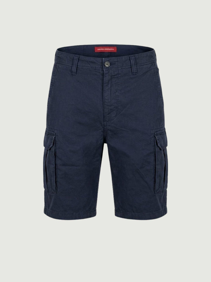 Bermuda cargo in cotone navy BR010673 NAVY ANDREA MORANDO 