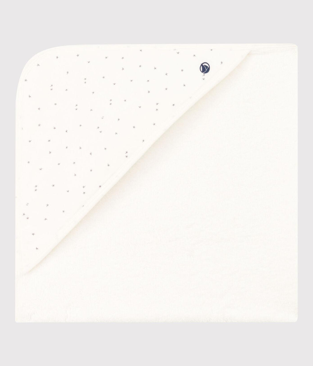 ASCIUGAMANO QUADRATO IN SPUGNA A086L 01 PETIT BATEAU 