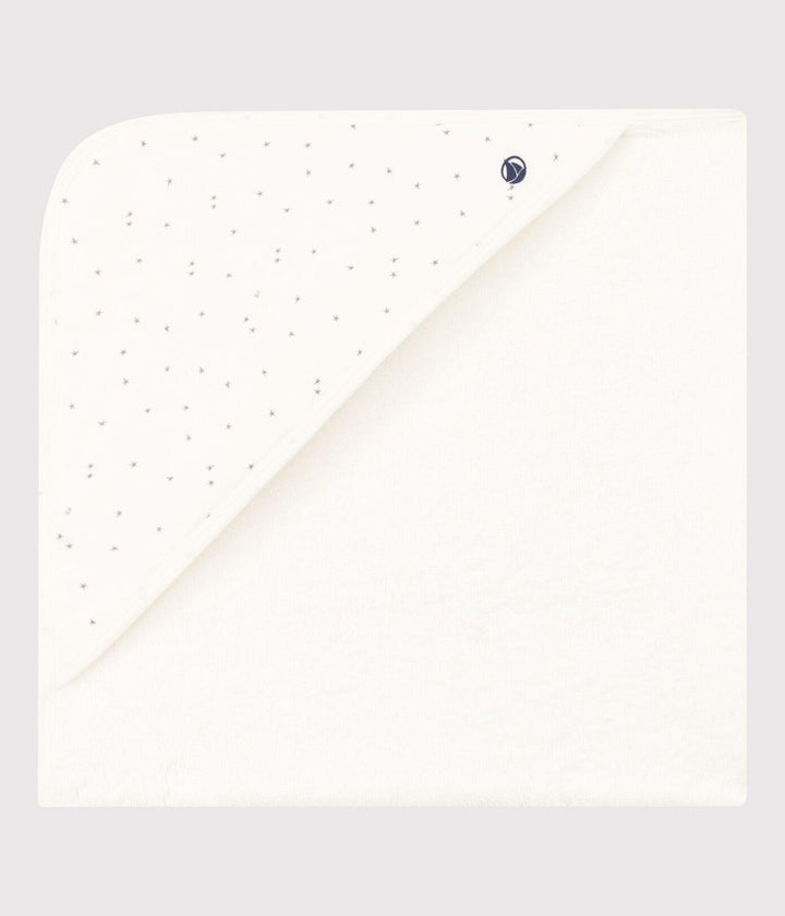 ASCIUGAMANO QUADRATO IN SPUGNA A086L 01 PETIT BATEAU 