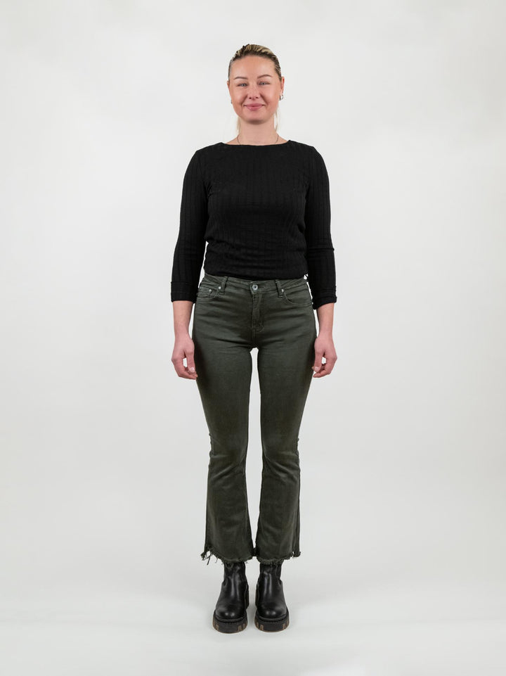 PANTALONE 5 TASCHE SFRANGIATO MILITARE 6826/26 MILITARE ANDREA MORANDO 