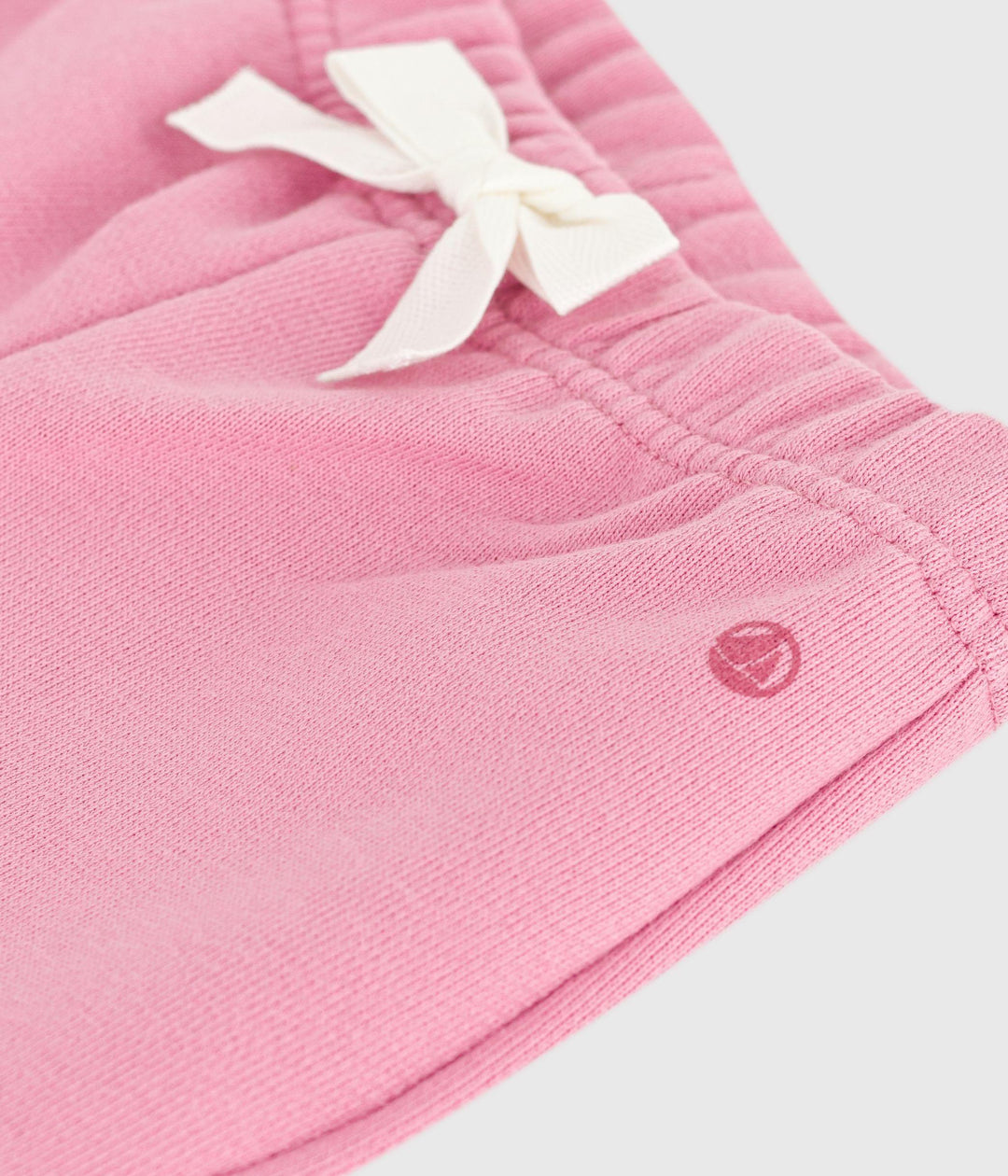 Pantaloni in cotone tinta unita rosa bebé A0EJB 11 PETIT BATEAU 