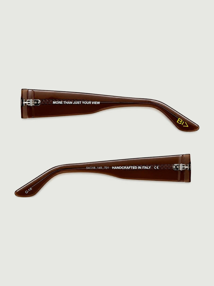 Design unisex con lente sfumata. C-18 TOBACCO GLASS BIMOR 