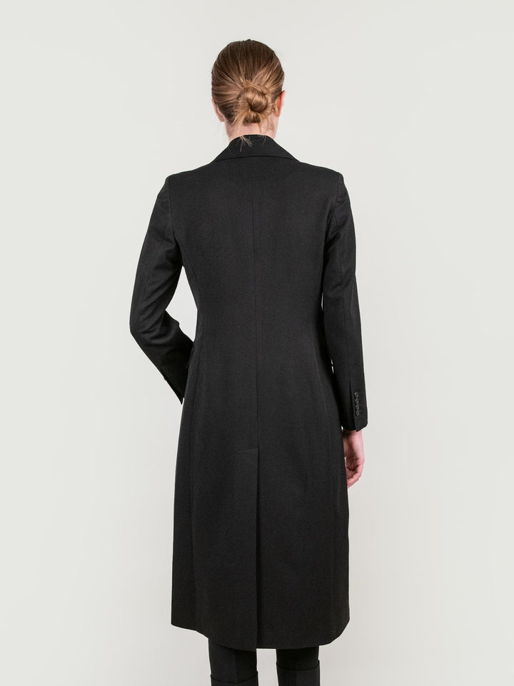 CAPPOTTO LUNGO DOPPIOPETTO NERO 9802GAB NERO ANDREA MORANDO 