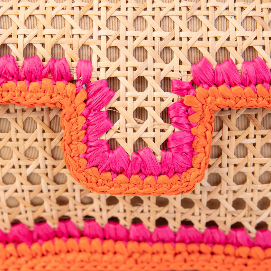 BORSETTA A TRACOLLA IN RAFIA FUCSIA 4757 FUCSIA CATERINA BERTINI 