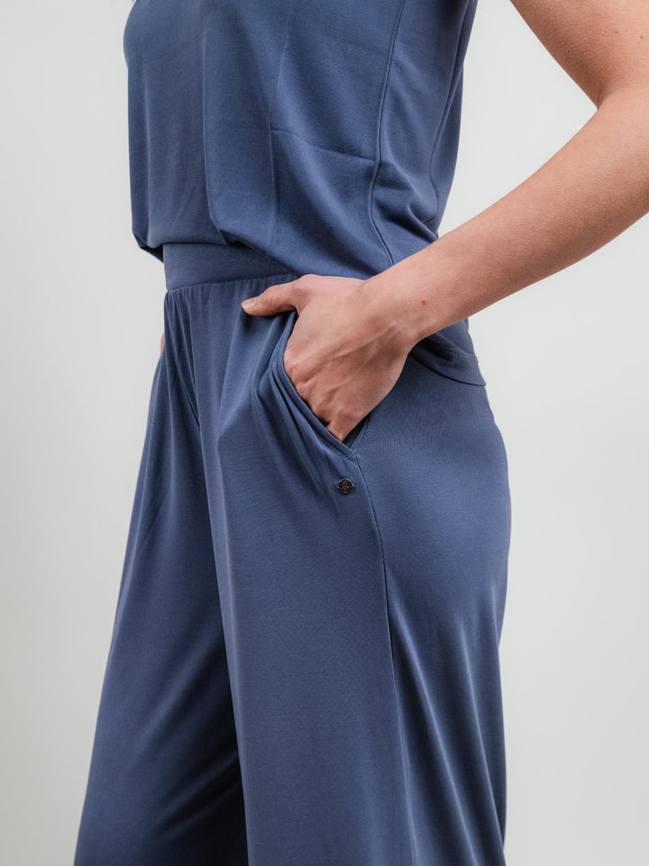PANTALONI A PALAZZO BLUETTE 525LIXX517 INDIGO ANDREA MORANDO 