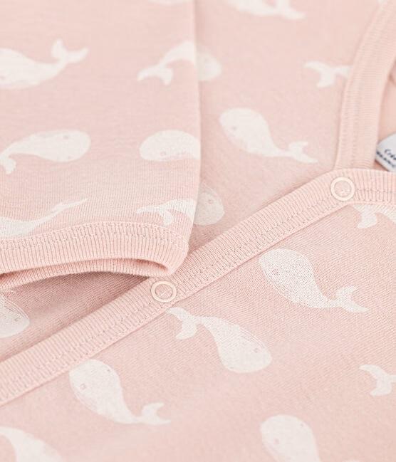 Tutina pigiama rosa con stampa balene A0BUN 05 PETIT BATEAU 