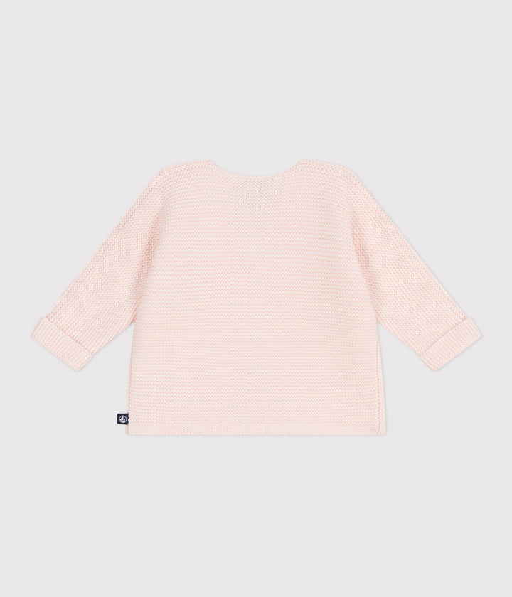 CARDIGAN in maglia di cotone neonato A0CES 02 PETIT BATEAU 