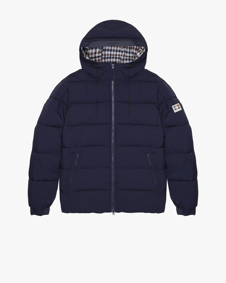 PIUMINO IMBOTTITO CON CAPPUCCIO NAVY JK010 NAVY AQUASCUTUM ACTIVE 