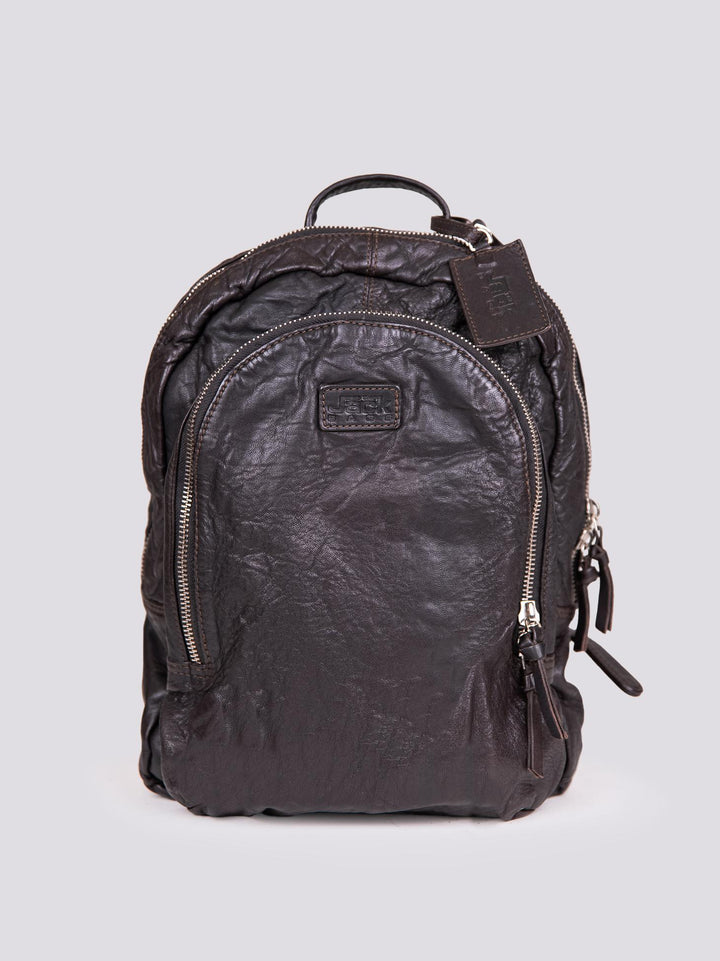 Zaino in pelle Vintage marrone Survival SURR 06 JACK LEATHER 