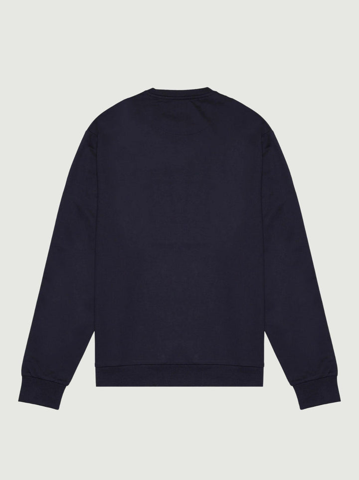 Felpa girocollo blu navy