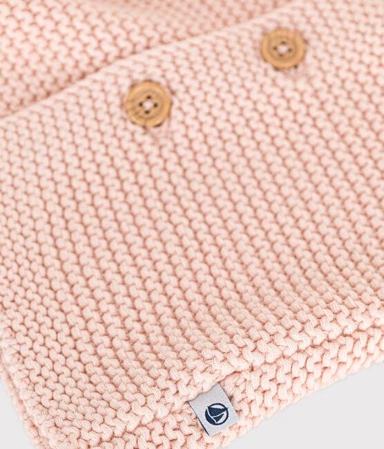 Cardigan in tricot a punto legaccio rosa saline A0AZH 01 PETIT BATEAU 