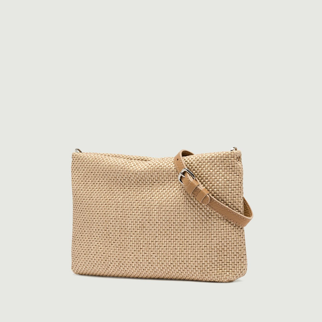 Pochette Brenda in paglia intrecciata naturale BS 8265/24PE CST-PL 0422 GIANNI CHIARINI 