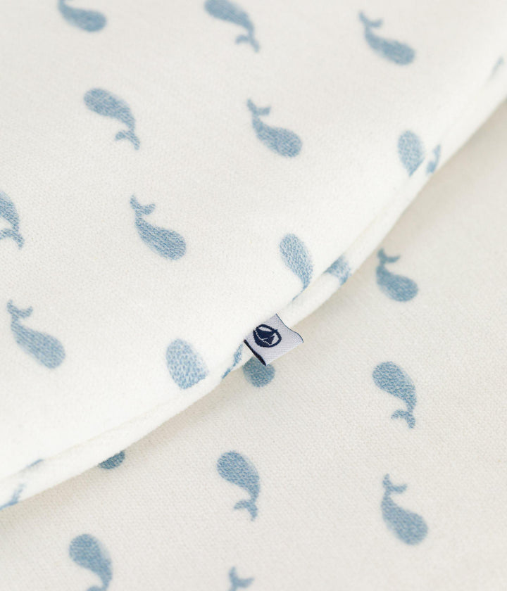 Sacco nanna in ciniglia con balene stampate neonato A0E1D 01 PETIT BATEAU 