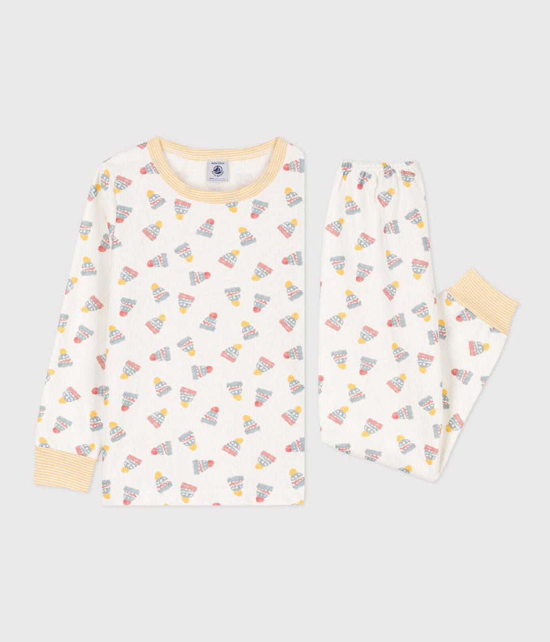 PIGIAMA BERRETTO BAMBINO UNISEX IN TESSUTO FELPATO A0866 01 PETIT BATEAU 