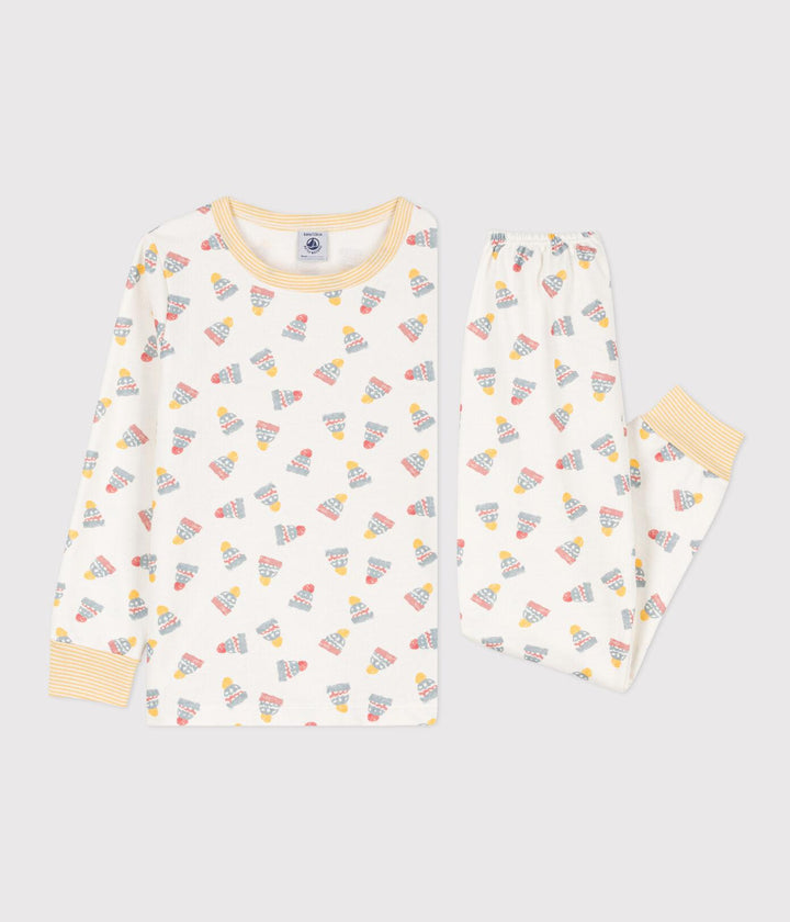 PIGIAMA BERRETTO BAMBINO UNISEX IN TESSUTO FELPATO A0866 01 PETIT BATEAU 