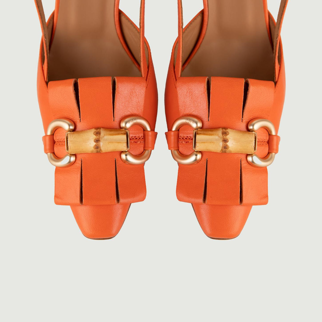 Décolleté SLING BACK ARANCIO L5602 ARANCIO ANDREA MORANDO 
