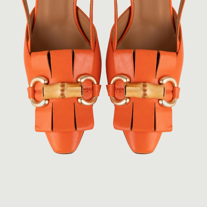 Décolleté SLING BACK ARANCIO L5602 ARANCIO ANDREA MORANDO 